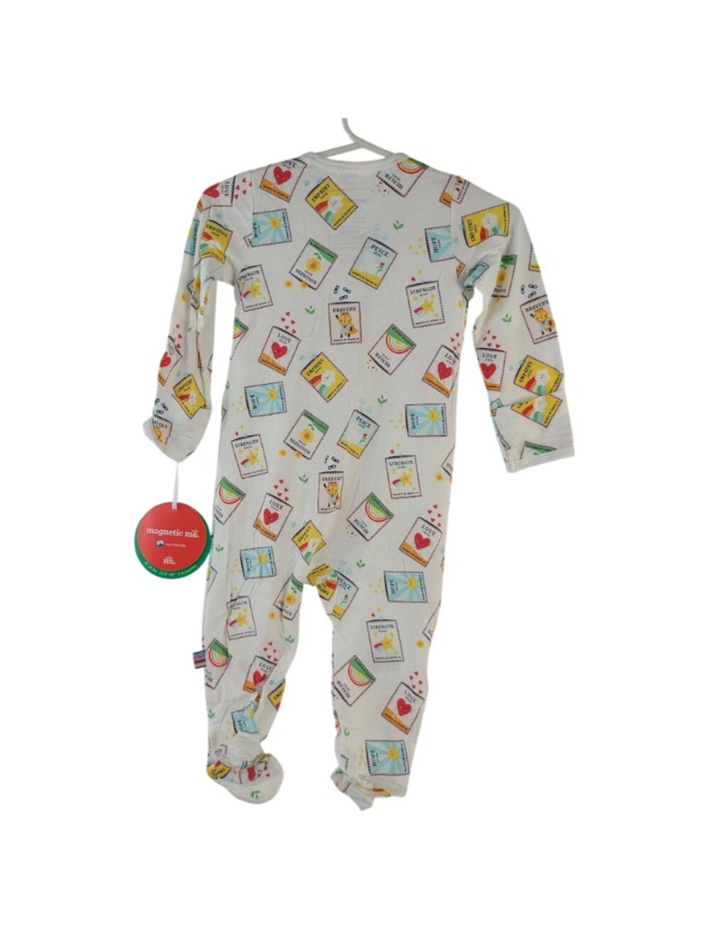 NEW Magnetic Me Adler Seeds Modal Magnetic Footie Baby Pajamas Sz 3-6M - Picture 5 of 6